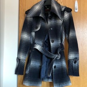 Miss Sixty Blue Wool Coat